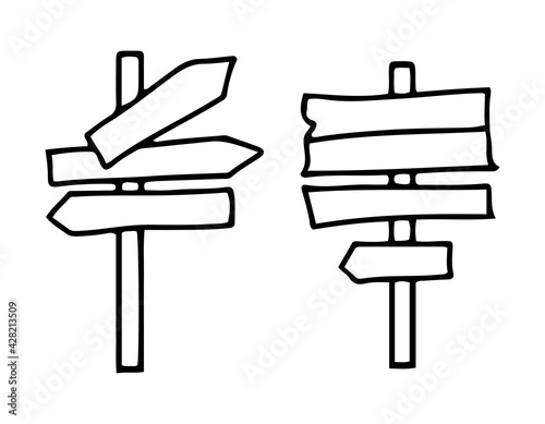 Road signs set