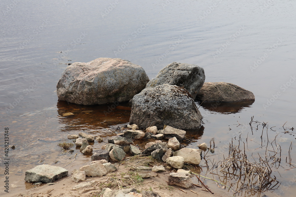 Obraz premium stones on the beach