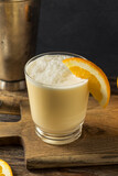 Homemade Boozy Orange Whip Cocktail