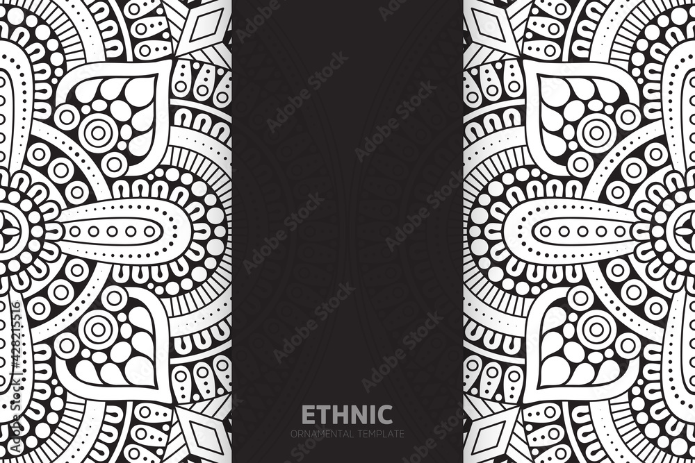 Vector islamic background with mandala Vector islamic background with mandala