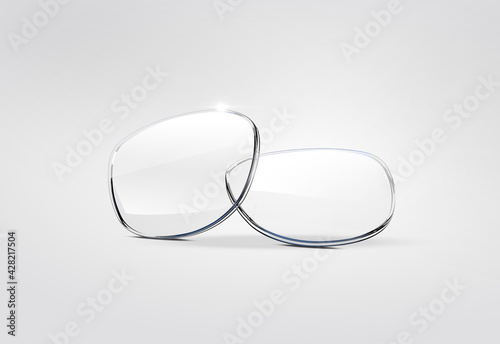 Glasses Lenses Contact Lenses eyeglasses 3D Illustration photo