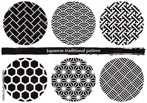 日本の伝統的な和柄素材