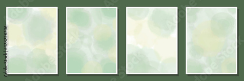 collection of watercolor abstract background for invitationcard ,poster earth tone color.