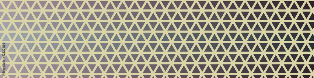 Abstract color Low-Polygones Generative Art background illustration