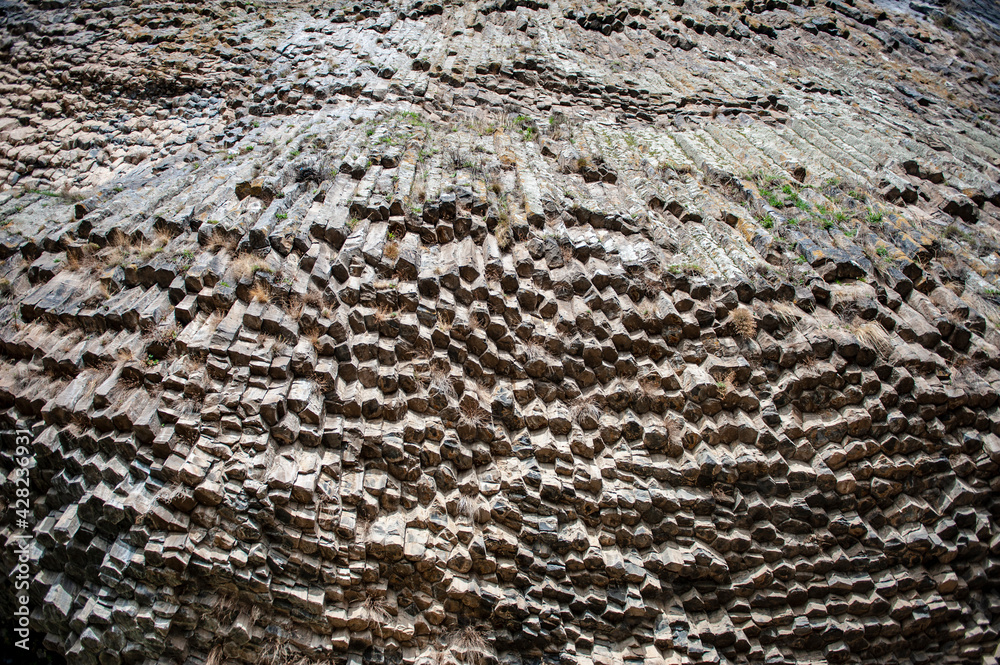 Symphony of Stones, a stunning natural wonder in the Azar gorge near Garni village in Armenia Symphony of Stones, a stunning natural wonder in the Azar gorge near Garni village in Armenia