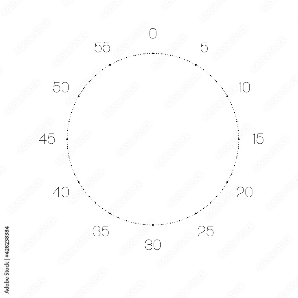 Analog sport stopwatch simple face Analog sport stopwatch simple face