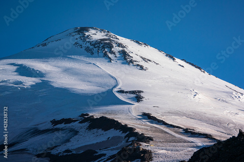 Mount Elbrus in summer. Kabardino-Balkaria