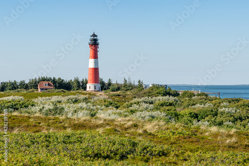 Lighthouse H  rnum  Leuchtturm H  rnum   Sylt  Schleswig-Holstein  Germany