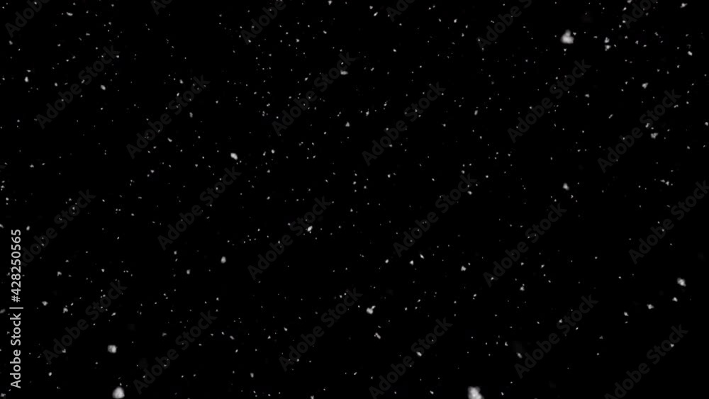 Realistic snow animation. 4K. Seamless loop. Alpha channel Realistic snow animation. 4K. Seamless loop. Alpha channel