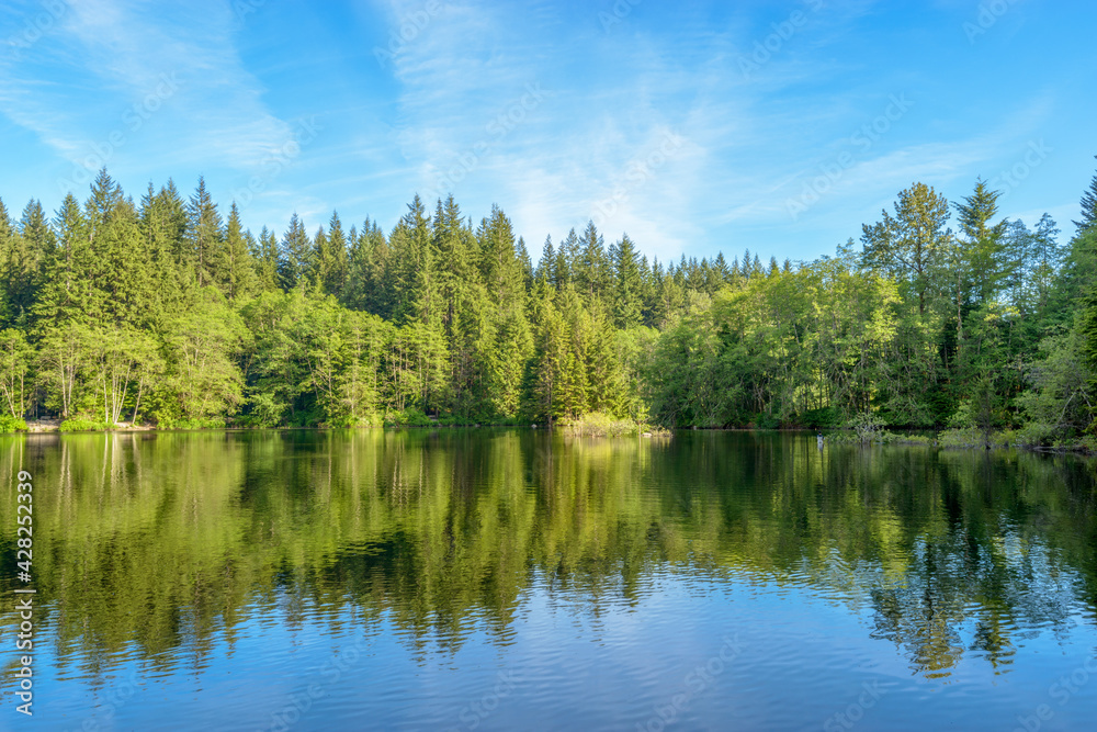 Majestic mountain lake in Canada. Majestic mountain lake in Canada.