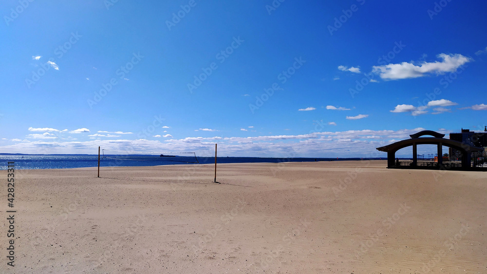 Coney Island Beach, New York.