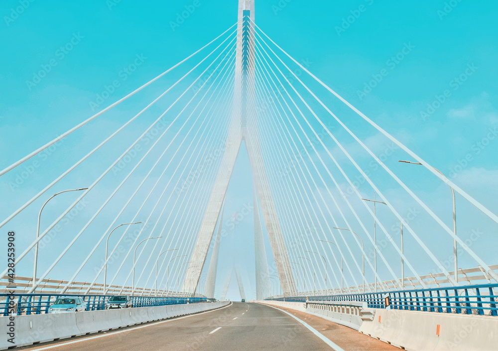 Fototapeta premium Bridge on the Road