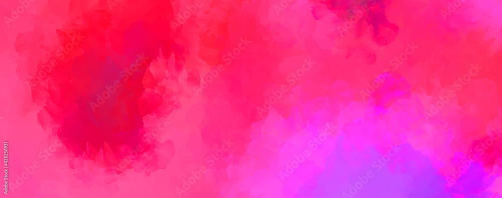 Brushed Painted Abstract Background. Brush stroked painting. Artistic vibrant and colorful wallpaper.