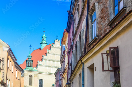 View of a church in Lublin, Poland