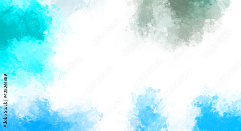 Brushed Painted Abstract Background. Brush stroked painting. Strokes of paint. 2D Illustration.