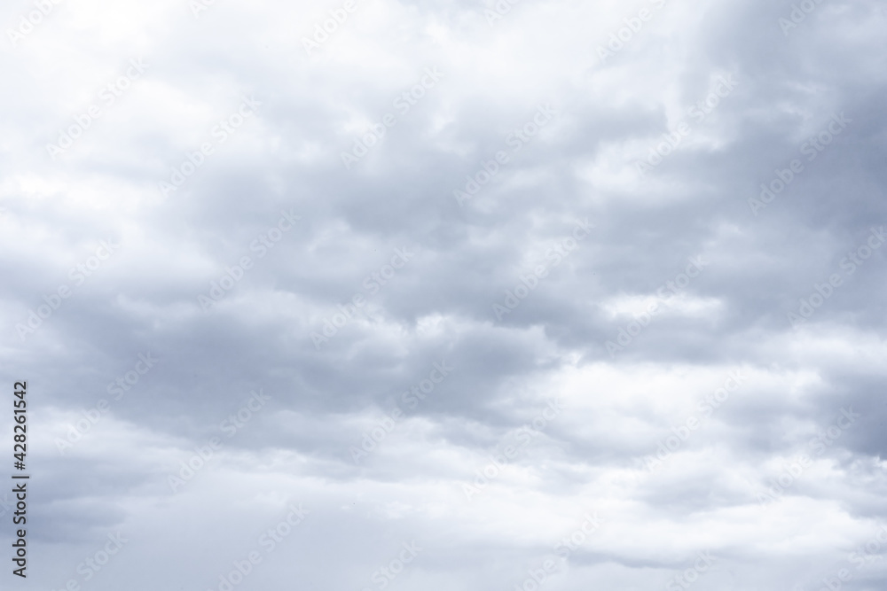 Cloudscape scenery, overcast weather above dark blue sky. Storm clouds floating in rainy day, abstract of natural atmosphere. White and grey scenic environment background. Nature scenic. Cloudscape scenery, overcast weather above dark blue sky. Storm clouds floating in rainy day, abstract of natural atmosphere. White and grey scenic environment background. Nature scenic.