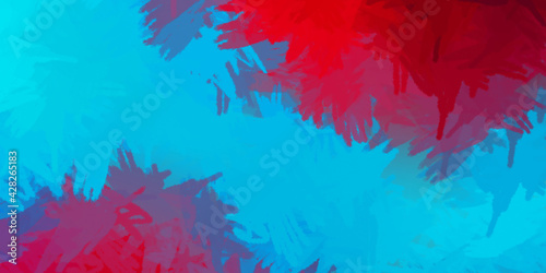 Creative background. Painted composition with vibrant brush strokes. Textured colorful painting. Paint brushed wallpaper.