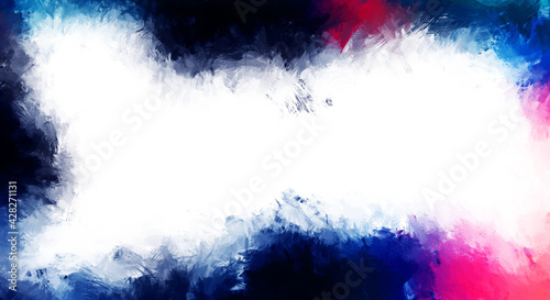 Wallpaper Mural Modern art. Brushed Painted Abstract Background. Brush stroked painting. Strokes of paint. 2D Illustration.´ Torontodigital.ca