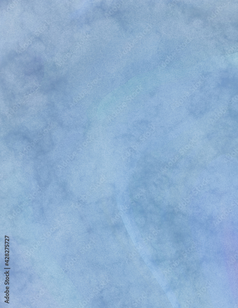 Naklejka premium Modern painting of soothing brush strokes resembling alcohol inks. Watercolor abstract painting with pastel colors for poster, wall art, banner, card, book cover or packaging.