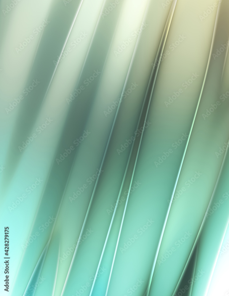 Obraz premium Cool background with vibrant waves of colorful lights. 2D illustration of wavy motion. Vibrant color shapes. Abstract conceptual wallpaper.