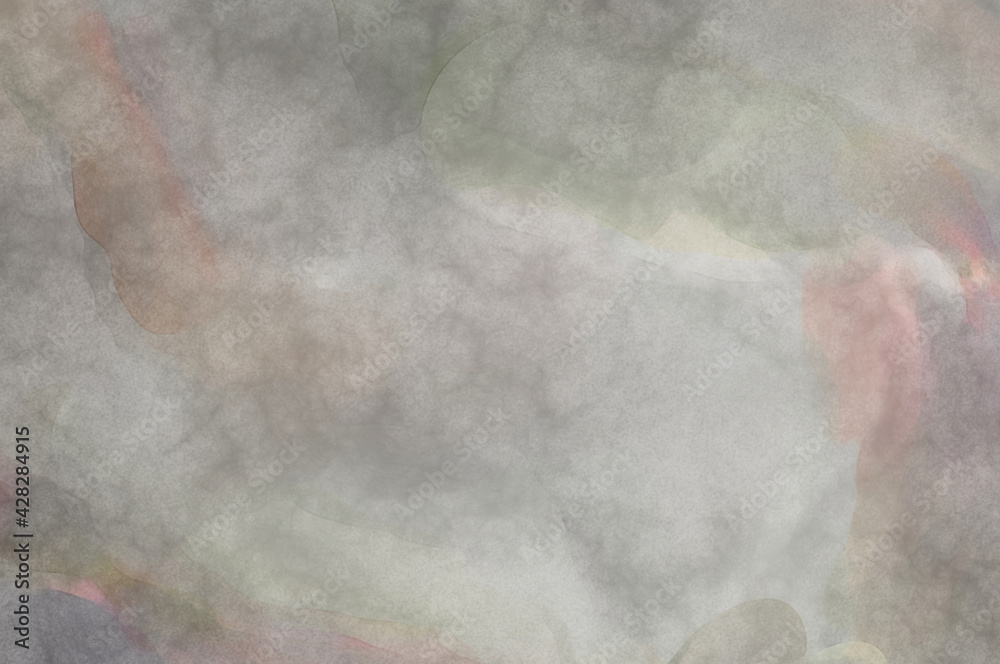 Fototapeta premium Modern painting of soothing brush strokes resembling alcohol inks. Watercolor abstract painting with pastel colors for poster, wall art, banner, card, book cover or packaging.