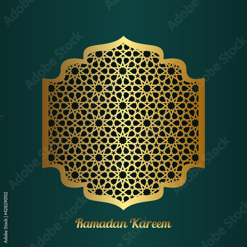 Ramadan Kareem Greeting islamic background vector illustration
