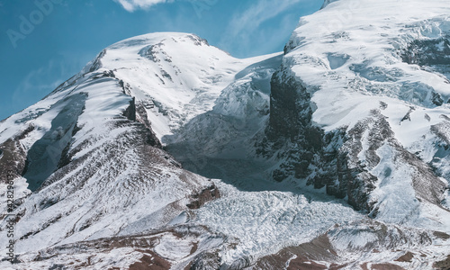 Canvastavla Aerial photography of the natural scenery of Muztagh Ata in Xinjiang, China