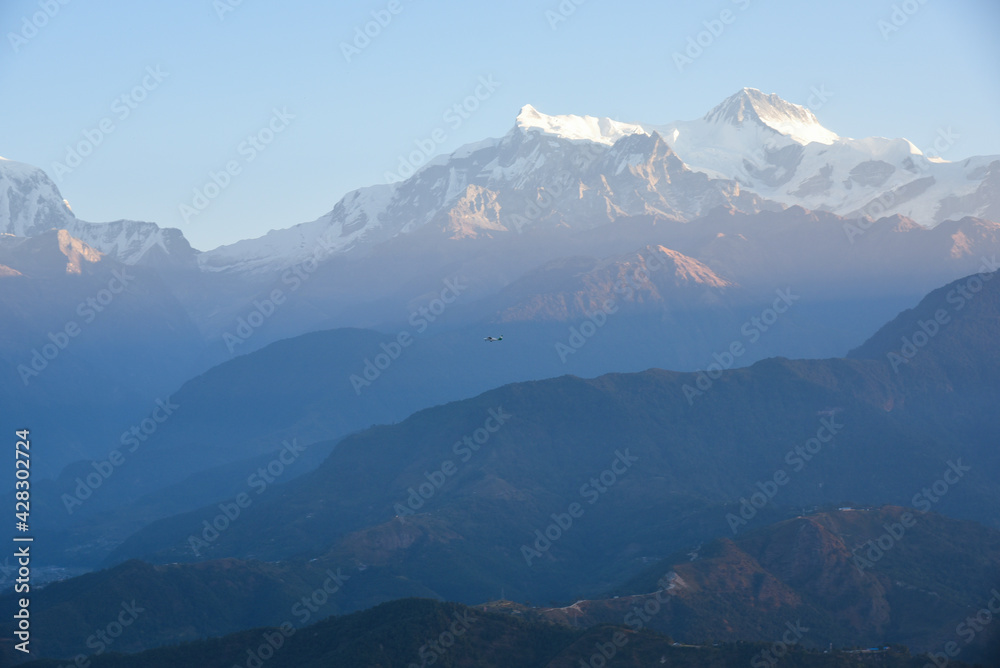 Mountains landscape, Annapurna Himalaya range