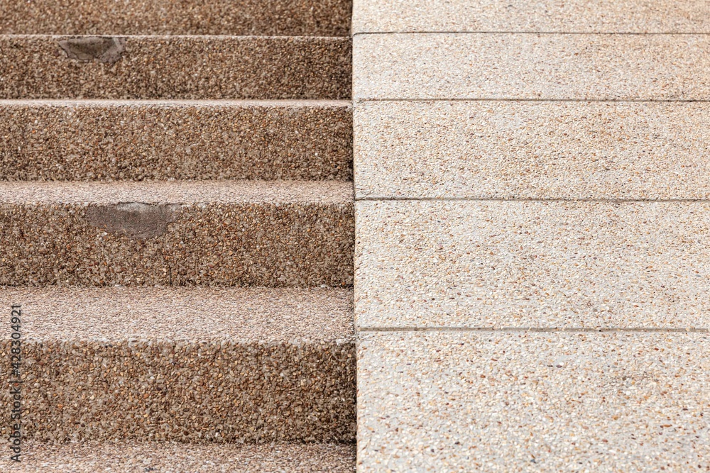 Granite stone ladder and ramp for people with disabilities Granite stone ladder and ramp for people with disabilities