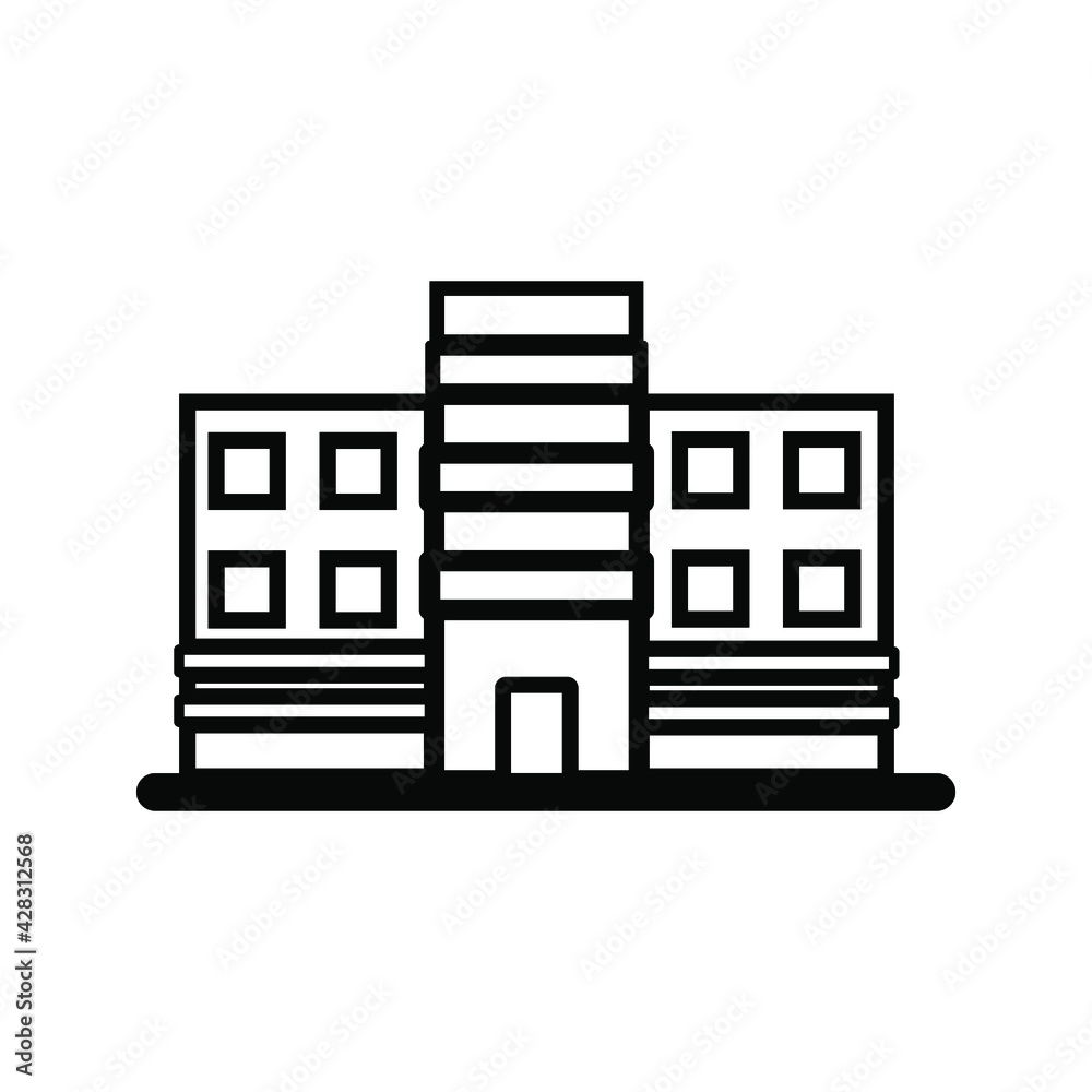 hotel building icon hotel building icon