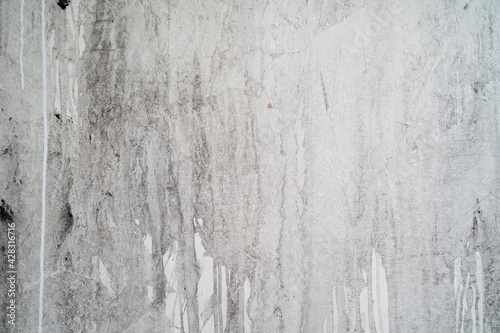 grey wall with watercolor plaster. Original textures for interior of house.