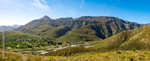 Riviersonderend Mountains in background. Greyton. Western Cape. South Africa