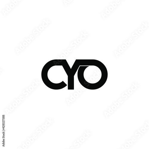 cyo letter original monogram logo design photo