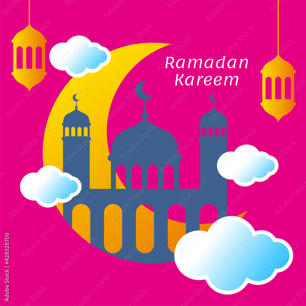 Islamic Holy Month of Ramadan poster design