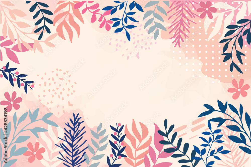 flower background for design. Vector design templates in simple modern style with copy space for text, flowers and leaves - wedding invitation backgrounds and frames, social media stories wallpapers. flower background for design. Vector design templates in simple modern style with copy space for text, flowers and leaves - wedding invitation backgrounds and frames, social media stories wallpapers.