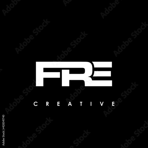 FRE Letter Initial Logo Design Template Vector Illustration photo