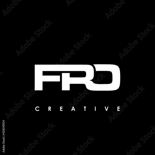 FRO Letter Initial Logo Design Template Vector Illustration