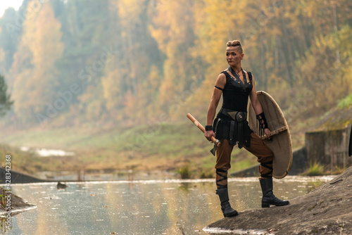 Fotografie a strong independent woman a warrior ,who can stand up for herself