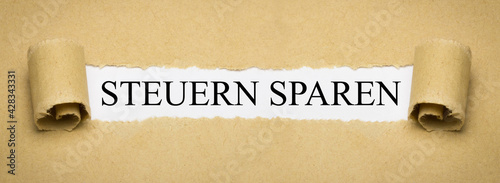 Steuern sparen