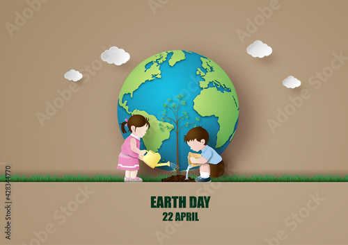 World environment and earth day concept
