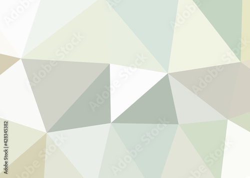 Abstract color Low-Polygones Generative Art background illustration