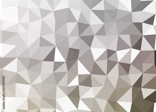 Abstract color Low-Polygones Generative Art background illustration