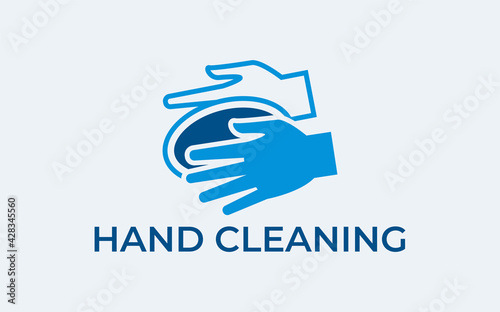 Wash / washing hands to keep clean line art vector icon for websites and print