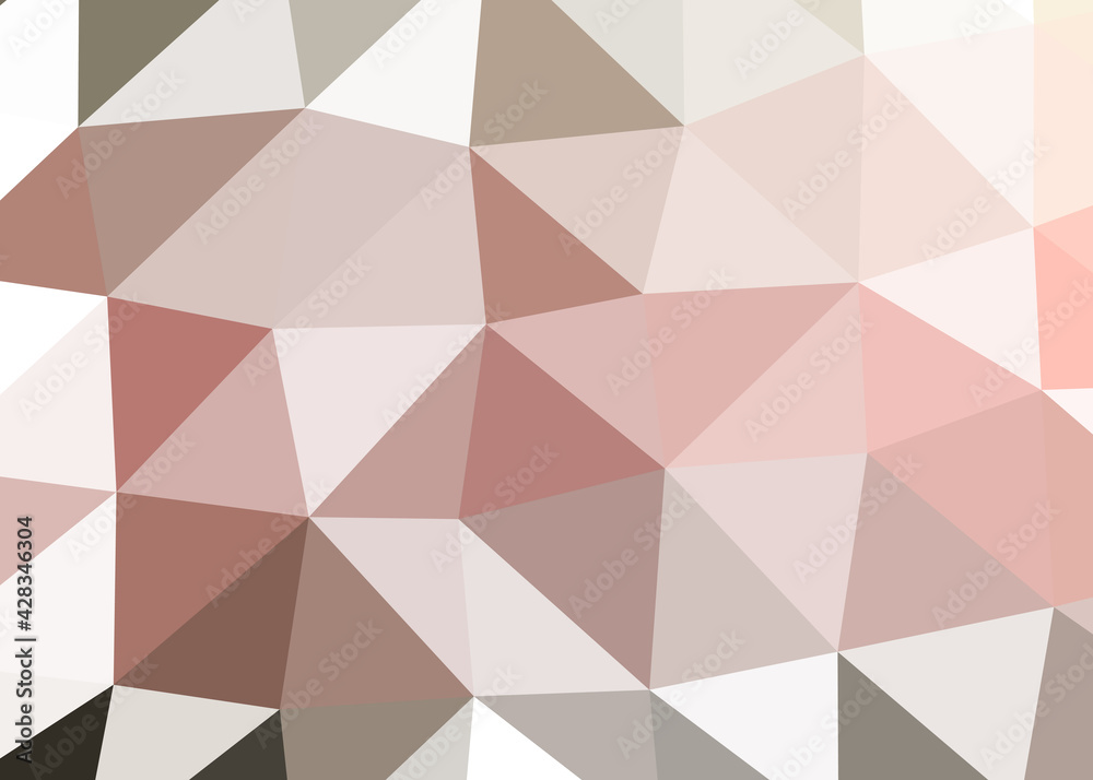 Obraz premium Abstract color Low-Polygones Generative Art background illustration