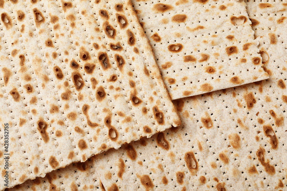 Traditional matzos as background, top view. Pesach celebration Traditional matzos as background, top view. Pesach celebration