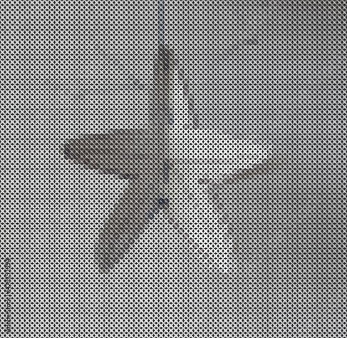 Seamless rustic geometrical background.
