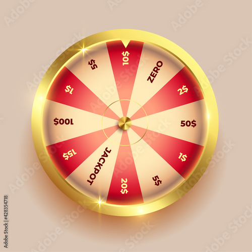 golden wheel of fortune element design