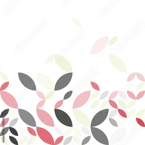 Minimal modern mosaic geometric colorful abstract background pattern art