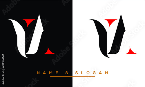 YA, AY, Y, A   Abstract Letters Logo Monogram