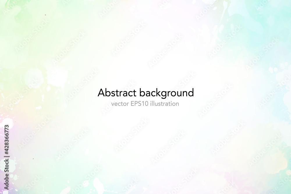 Abstract colorful watercolor texture hand drawing graphic design vector EPS10 illustration background.